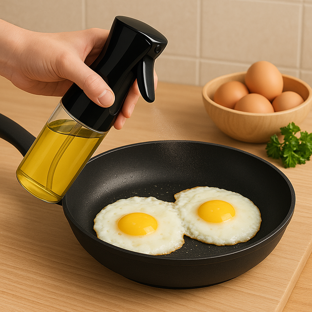 Oil Spray Bottle for Healthy Cooking — Precise Control, Less Oil, Better Flavor